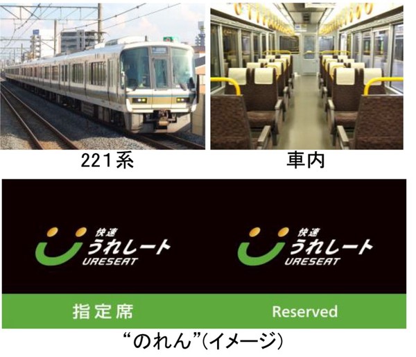 快速うれシート失敗の予感が・・ＪＲ西日本 大和路線快速に新サービス導入